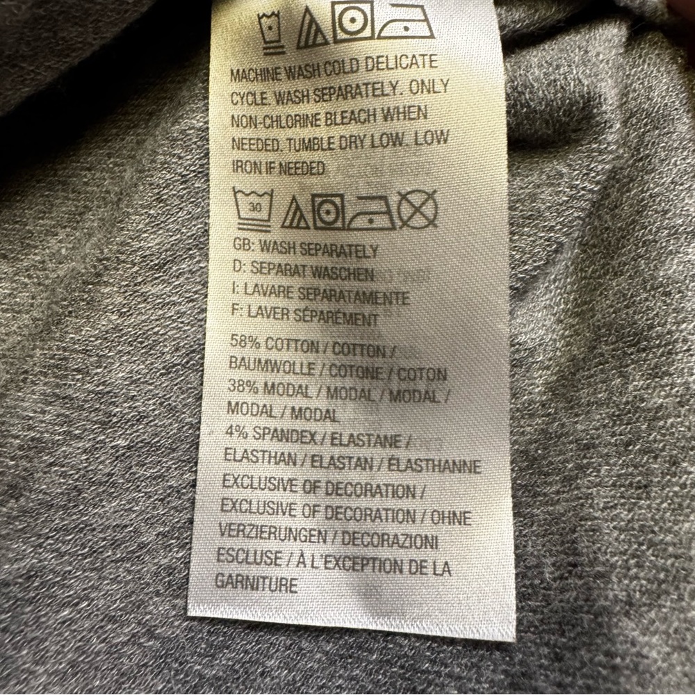 Rachel Hollis Bless Your Heart Grey Long Sleeve Shirt Size XXS Oversized NWOT - Picture 7 of 13